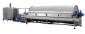 Rotary vacuum filters with inside pumps