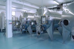 Horizontal fermentation tanks
