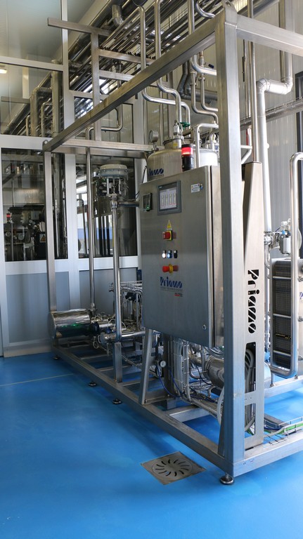 Grupo de recepción leche y almacenamiento