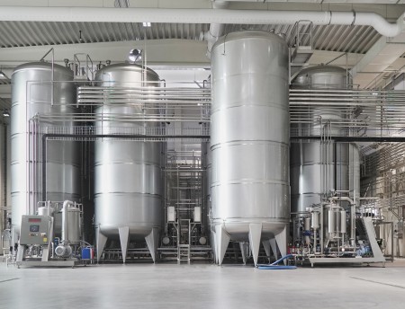 Storage tanks for cider