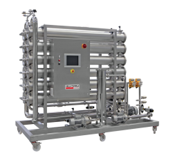 MTW crossflow filters with organic membranes for fruit juices