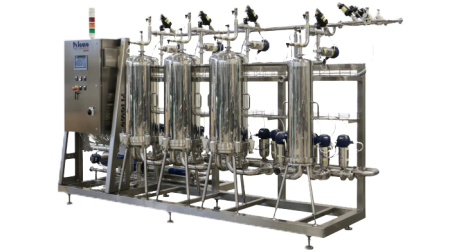 Filtres à cartouches, palettes pour micro-filtration de jus de fruits