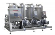 Cross flow filters for sugary solutions