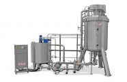 Automatically discharged NF filters for sugary solutions
