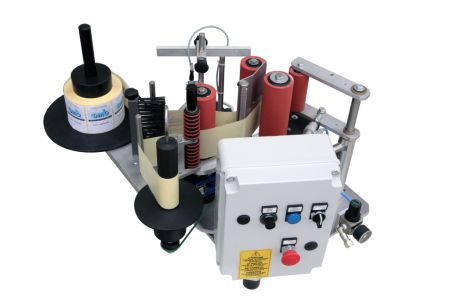 etiquetadora semiautomatica botellas