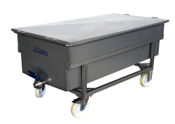 Curd draining trolley