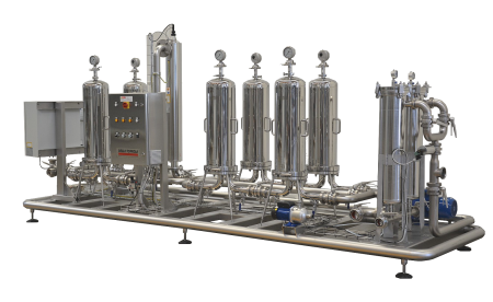 Installations de microfiltration eau, avec membranes céramiques et organiques