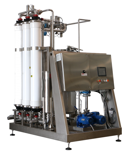 Ultrafiltraciones orgánicas para líneas de embotellado de agua