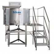 Mini cuves polyvalentes inclinables,circulaires sur chassis Mini cuves polyvalentes inclinables,circulaires sur chassis