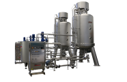 NF AUTOMATICALLY DISCHARGED HORIZONTAL DISK KIESELGUR FILTERS FOR SUGAR SOLUTIONS