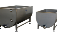 Cradle vat for ricotta coagulation
