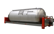 Presses with closed tanks